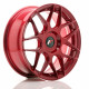 Aluminium wheels JR Wheels JR18 17x7 ET20-40 Blank Platinum Red | races-shop.com