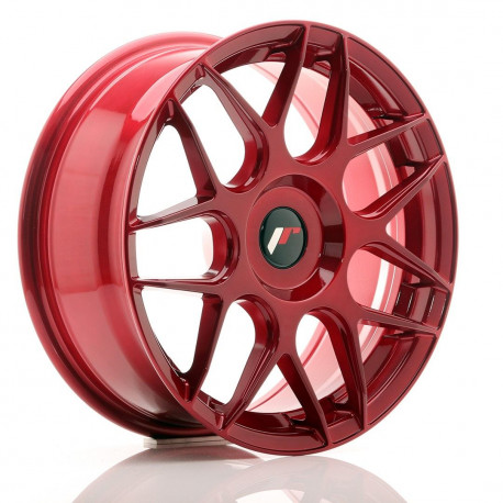Aluminium wheels JR Wheels JR18 17x7 ET20-40 Blank Platinum Red | races-shop.com