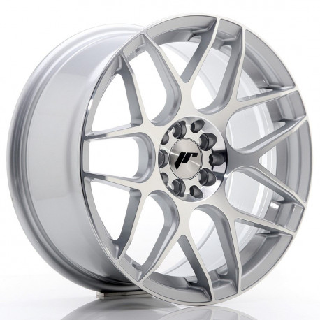 Japan Racing aluminum wheels JR Wheels JR18 17x8 ET25 4x100/108 Silver Machined | races-shop.com