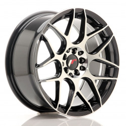 JR Wheels JR18 17x8 ET35 5x100/114 Glossy Black