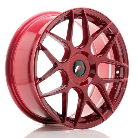 Aluminium wheels JR Wheels JR18 18x7,5 ET25-40 Blank Platinum Red | races-shop.com