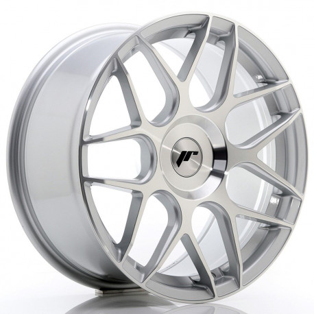 Aluminium wheels JR Wheels JR18 18x8,5 ET25-45 Blank Silver Machined | races-shop.com