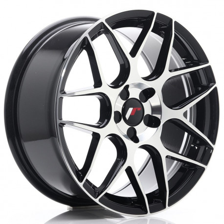 Japan Racing aluminum wheels JR Wheels JR18 18x8,5 ET35-45 5H Blank Black Machined | races-shop.com
