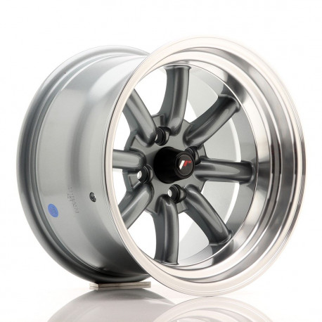 Aluminium wheels JR Wheels JR19 15x9 ET-13 4x100 Gun Metal | races-shop.com