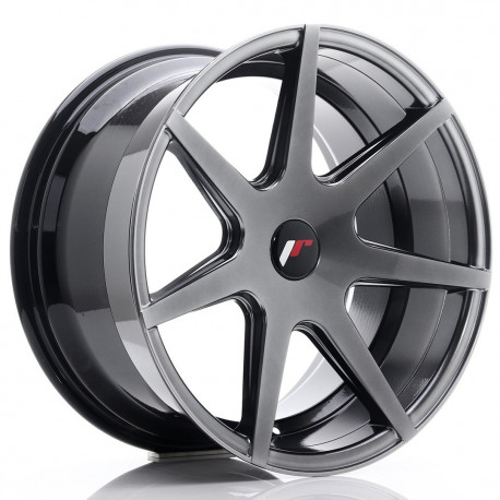 Aluminium wheels JR Wheels JR20 18x9,5 ET40 Blank Hyper Black | races-shop.com