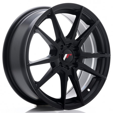 Aluminium wheels JR Wheels JR21 17x7 ET40 5x108/112 Matt Black | races-shop.com