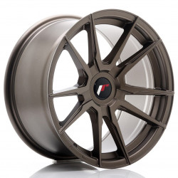 JR Wheels JR21 17x9 ET25-35 Blank Matt Bronze