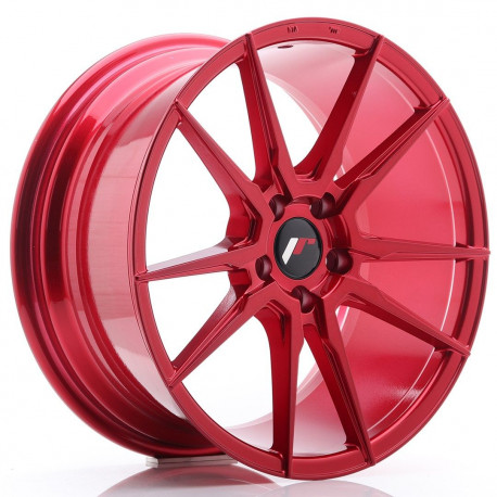 Aluminium wheels JR Wheels JR21 18x8,5 ET40 5x112 Platinum Red | races-shop.com