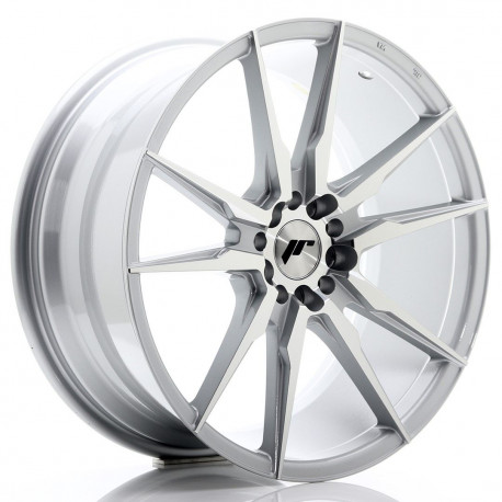 Aluminium wheels JR Wheels JR21 19x8,5 ET35 5x100/120 Silver Machined | races-shop.com