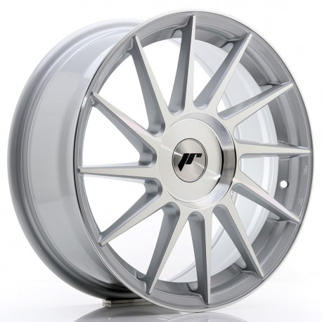 Aluminium wheels JR Wheels JR22 17x7 ET35-40 BLANK Silver Machined | races-shop.com