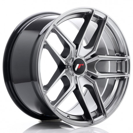 Aluminium wheels JR Wheels JR25 18x9,5 ET20-40 5H BLANK Hyper Black | races-shop.com