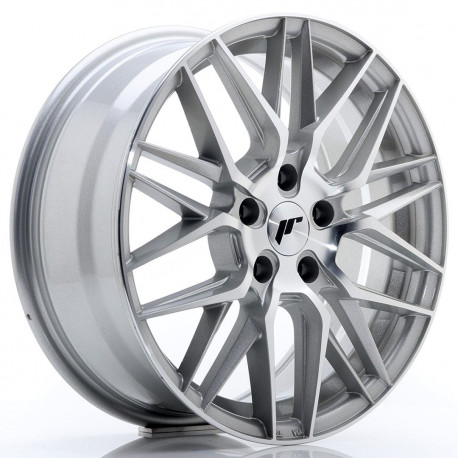 Aluminium wheels JR Wheels JR28 17x7 ET35 5x100 Silver Machined | races-shop.com