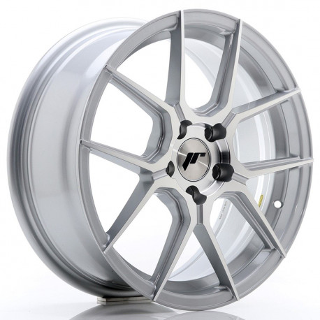 Aluminium wheels JR Wheels JR30 17x7 ET40 5x112 Silver Machined | races-shop.com