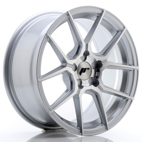 Aluminium wheels JR Wheels JR30 17x8 ET20-40 5H BLANK Silver Machined | races-shop.com