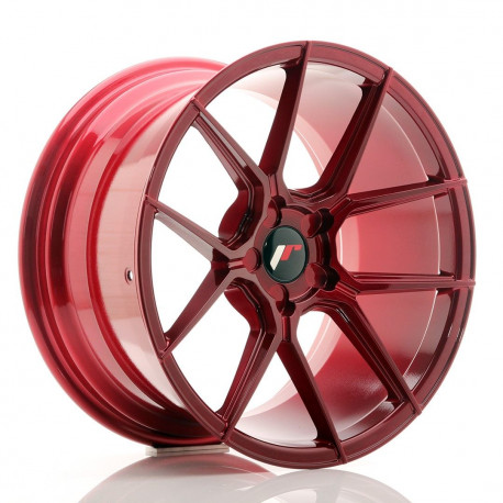 Aluminium wheels JR Wheels JR30 18x9,5 ET20-40 5H BLANK Platinum Red | races-shop.com