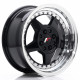 Aluminium wheels JR Wheels JR6 15x7 ET25 4x100/108 Glossy Black | races-shop.com