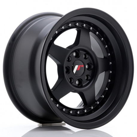 Aluminium wheels JR Wheels JR6 15x8 ET25 4x100/108 Matt Black | races-shop.com