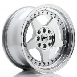 JR Wheels JR6 16x8 ET30 4x100/114 Silver Machined