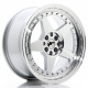 Aluminium wheels JR Wheels JR6 17x8 ET20 4x100/108 Silver Machined | races-shop.com