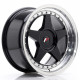 Aluminium wheels JR Wheels JR6 17x9 ET20-35 BLANK Glossy Black | races-shop.com