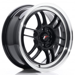 JR Wheels JR7 16x7 ET38 4x100/114 Glossy Black
