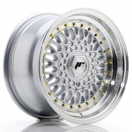 Aluminium wheels JR Wheels JR9 15x8 ET20 BLANK Silver w/Machined Lip | races-shop.com