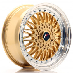 JR Wheels JR9 17x7,5 ET20 BLANK Gold w/Machined Lip