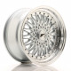 Aluminium wheels JR Wheels JR9 17x8,5 ET35 5x112/120 Silver w/Machined Lip+Silver Rivets | races-shop.com