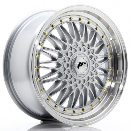 Aluminium wheels JR Wheels JR9 18x8 ET40 5x112/114 Silver w/Machined Lip | races-shop.com