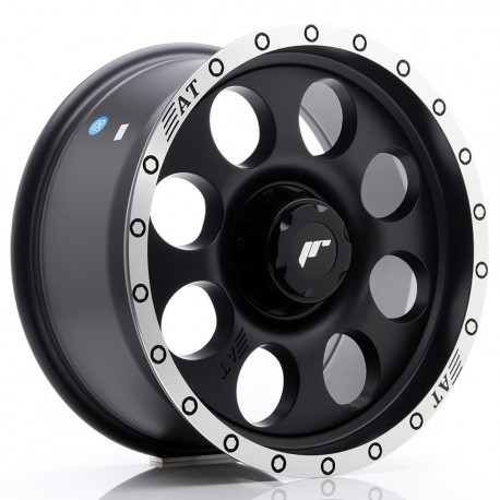 Aluminium wheels JR Wheels JRX4 17x8.5 ET20-35 BLANK Matt Black w/Machined Lip | races-shop.com