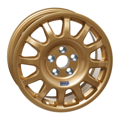 Aluminium wheels Racing wheel BRAID Fullrace T Acropolis 6,5X15” GOLD | races-shop.com