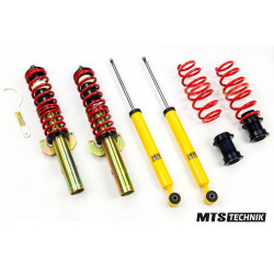 Street and circuit height adjustable coilovers MTS Technik Street for Audi A2 02/00 - 08/05