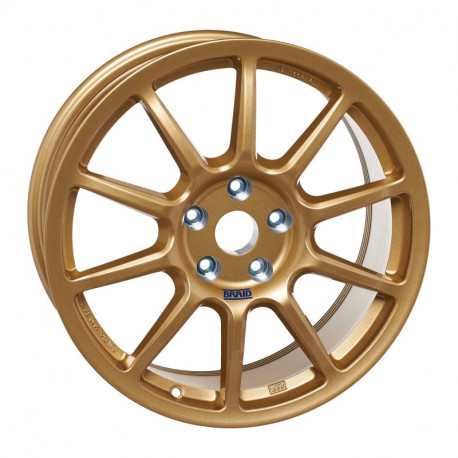 Aluminium wheels Racing wheel BRAID Fullrace A 8X18" GOLD | races-shop.com