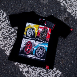 Junior`s t-shirt JAPAN RACING Mix, Black