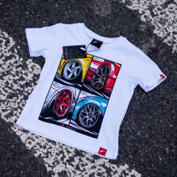 Junior`s t-shirt JAPAN RACING Mix, White