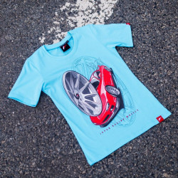Women`s t-shirt JAPAN RACING JR-11, Turquoise
