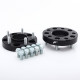 To change the PCD/ bore hole dimension Set of 2pcs of wheel spacers JAPAN RACING (bolt-on) - 20mm, 5x100, 57,1mm | races-shop.com
