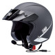 Open face helmets ECE open-face race helmet OMP Star Intercom, matte black (previous generation) | races-shop.com