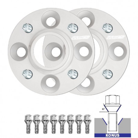 For specific model Set of 2PCS wheel spacers (bolt-on) for BMW 3 Series II (E30) - 25mm, 4x100, 57,1 | races-shop.com