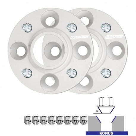 For specific model Set of 2PCS wheel spacers (bolt-on) for Chevrolet Aveo&nbsp;T300&nbsp;- 25mm, 4x100, 56,6 | races-shop.com