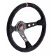 steering wheels 3 spokes steering wheel OMP Corsica, 350mm suede, 95mm | races-shop.com