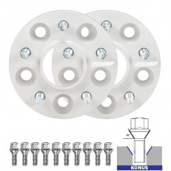 Set of 2PCS wheel spacers (bolt-on) for Saab 44442 YS3D - 35mm, 5x110, 65,1