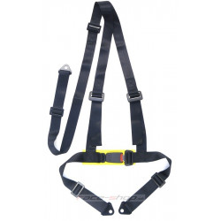 3 point safety belts 2" (50mm), black