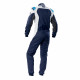 Suits FIA race suit OMP First-EVO blue-white | races-shop.com