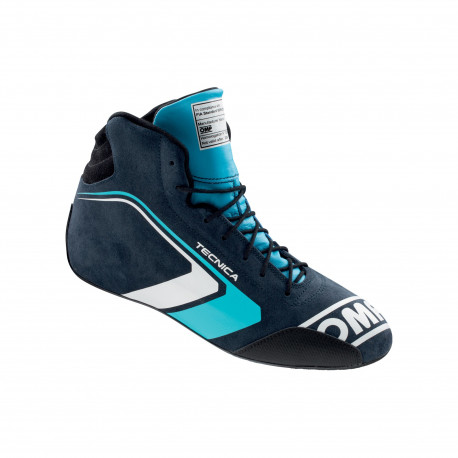 Shoes FIA race shoes OMP TECNICA blue/cyan | races-shop.com