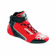 Shoes FIA race shoes OMP ONE EVO X red | races-shop.com