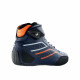Shoes FIA race shoes OMP ONE-S blue/fluo orange | races-shop.com