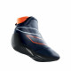 Shoes FIA race shoes OMP ONE-S blue/fluo orange | races-shop.com