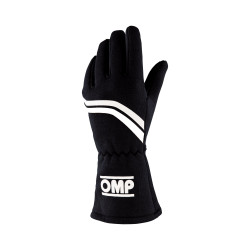Race gloves OMP DIJON with FIA (inside stitching) black