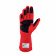 Gloves Race gloves OMP DIJON with FIA (inside stitching) red | races-shop.com